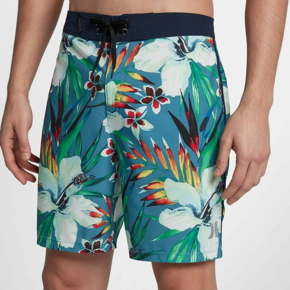NWT HURLEY ‘Phantom Garden’ Board Shorts